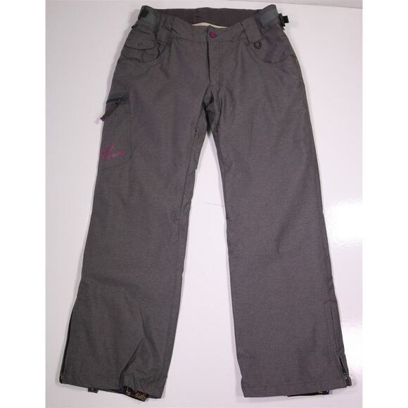 Under Armour Gray/Purple Ski Snow Snowboard Pants Ladies Medium - Picture 2 of 8